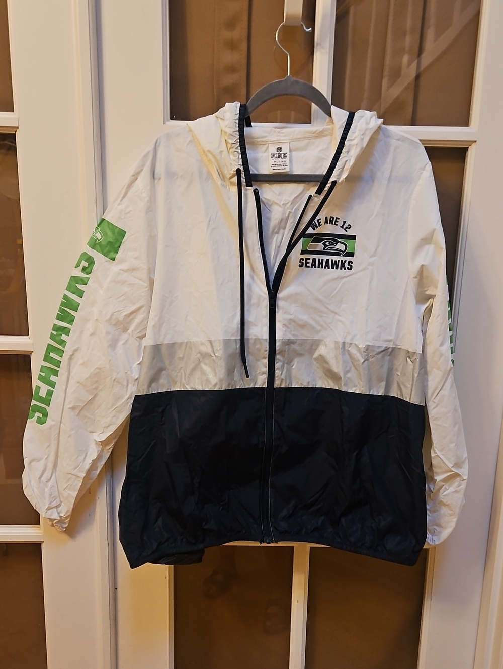 Victoria's Secret PINK Rain Jacket For The Seattle Seahawks